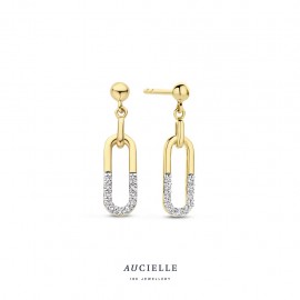 Paperclip met diamantjes